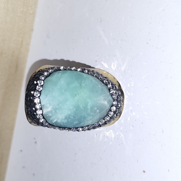 Lavender Blue Rings-A set of 2 Rings-Adjustable Size - Picture 5 of 6